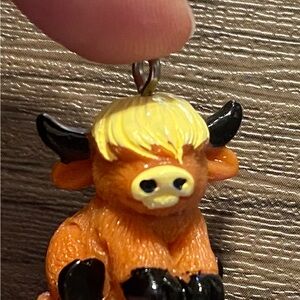 Cute Highland Cow Charm